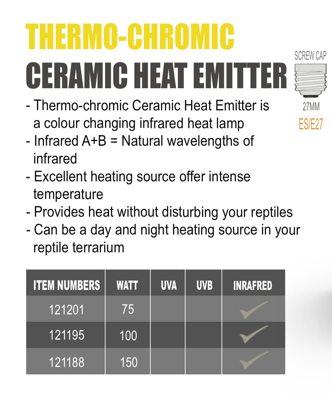 GYPR Ceramic heat emitter