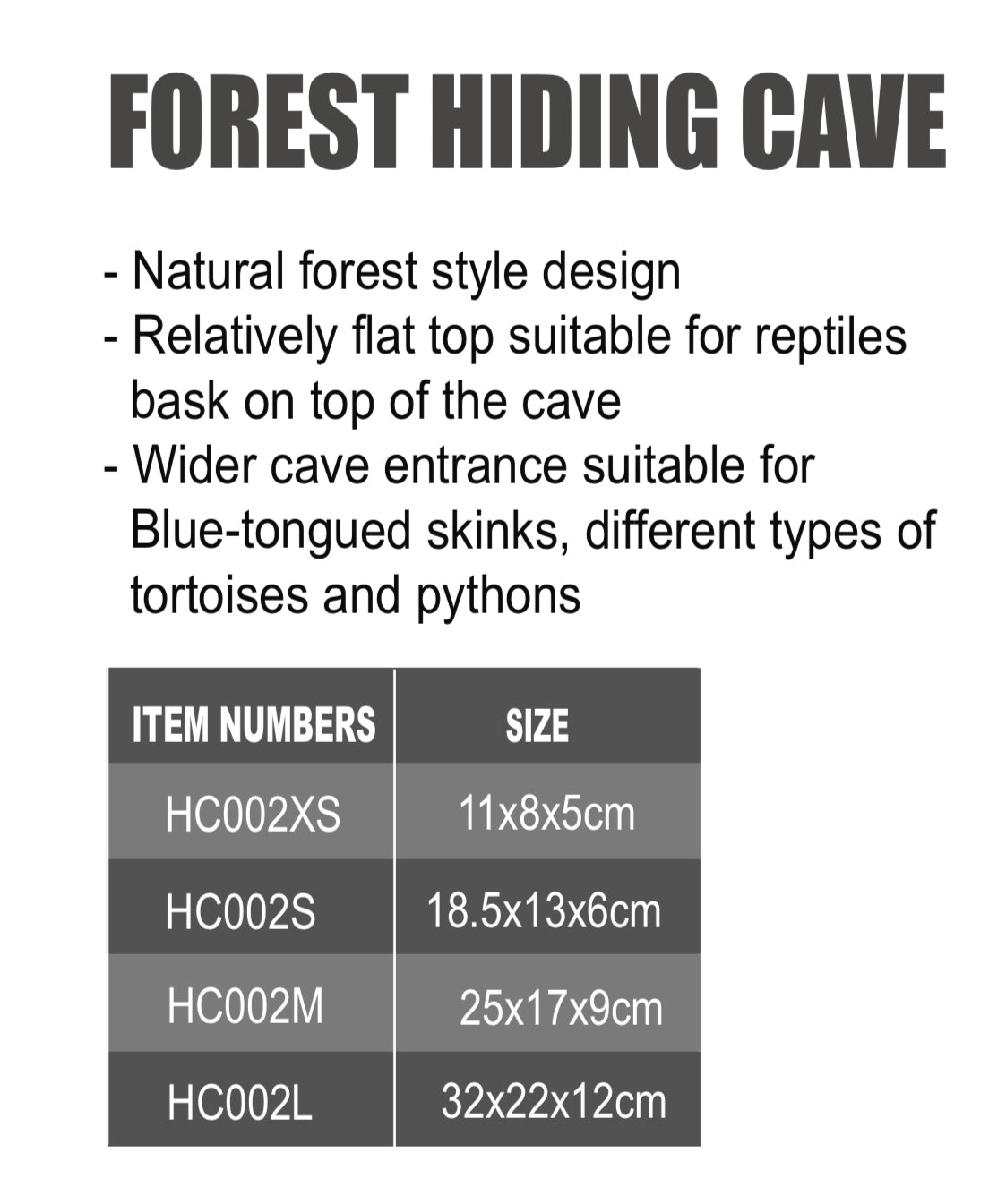 GYPR Forest hide caves